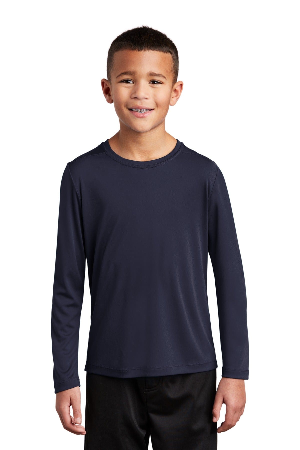 Sport-Tek T-Shirts Sport-Tek YST420LS Youth Posi-UV Pro Long Sleeve Tee