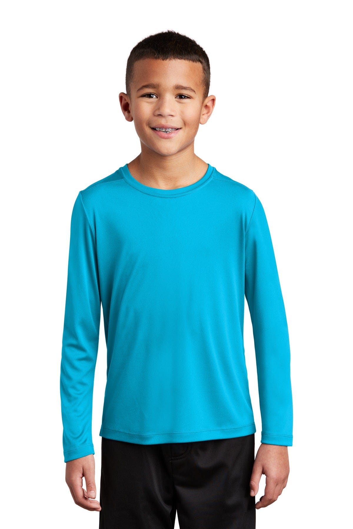 Sport-Tek T-Shirts XS / Sapphire Sport-Tek YST420LS Youth Posi-UV Pro Long Sleeve Tee