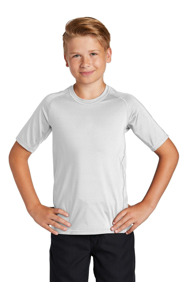 Sport-Tek YST470 Youth Rashguard Tee in 