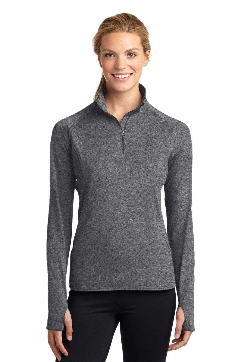 Sport-Tek ® Ladies Sport-Wick ® Stretch 1/2-Zip Pullover. LST850, Traditional Colors