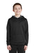 Sport-Tek ® Youth Sport-Wick ® Fleece Colorblock Hooded Pullover. YST235