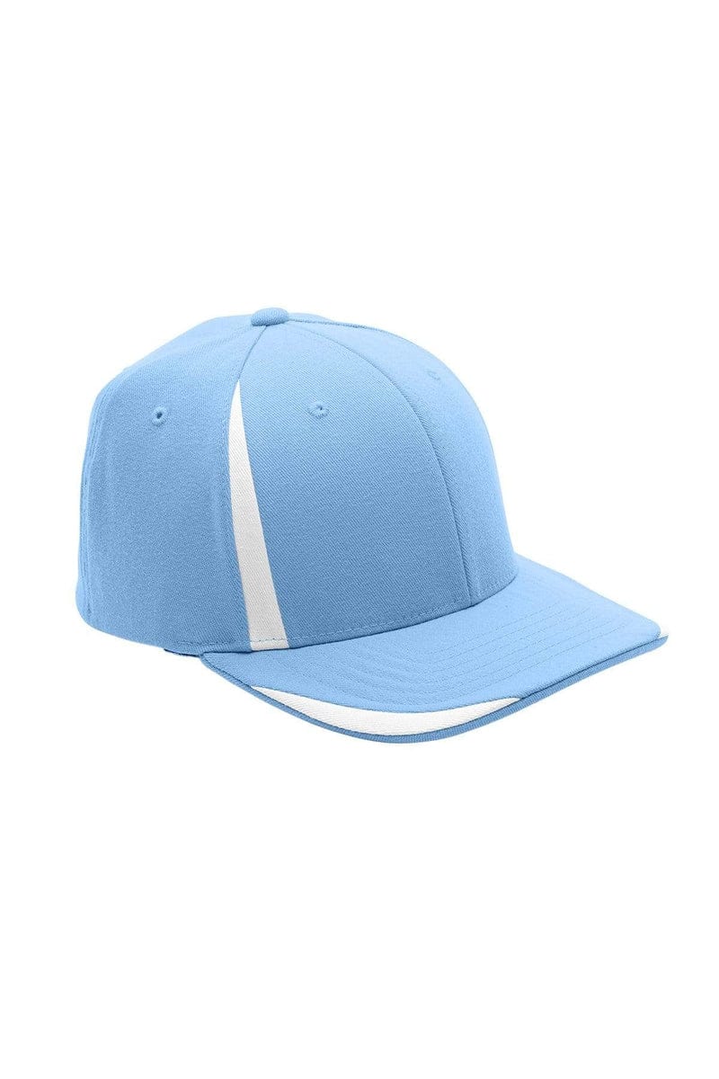 Team 365 ATB102 by Flexfit Adult Pro-Formance(r) Front Sweep Cap in Sp Lt Blue/ Wht