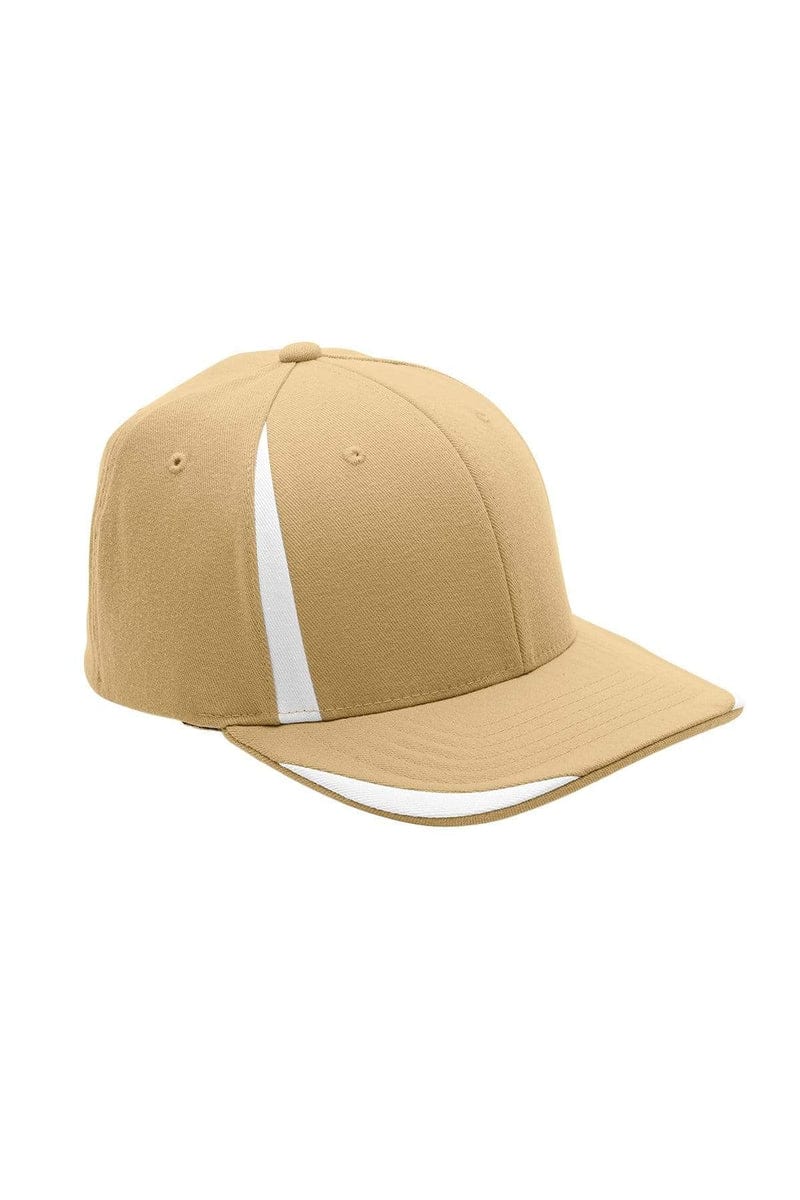 Team 365 ATB102 by Flexfit Adult Pro-Formance(r) Front Sweep Cap in Sp Vgas Gld/ Wht