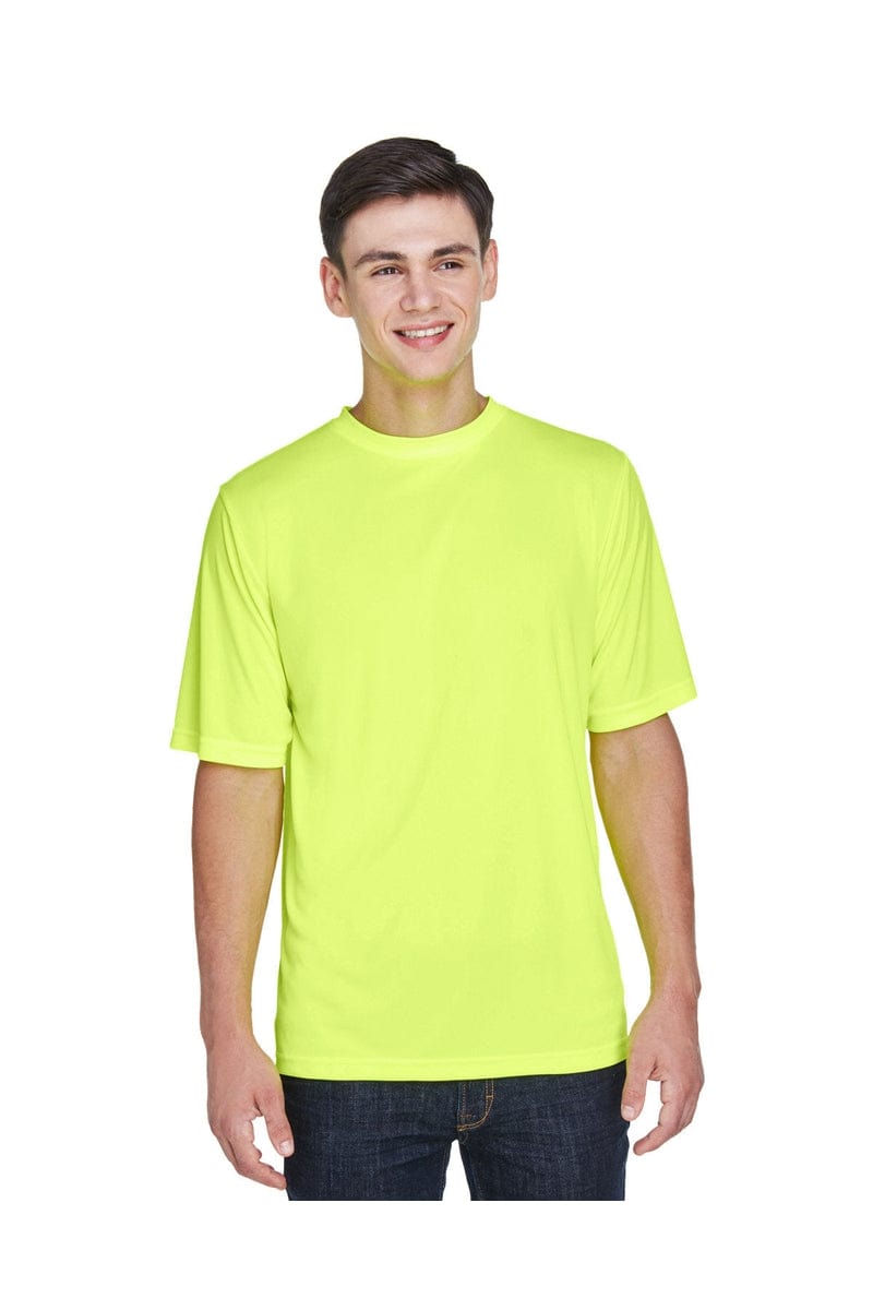 Team 365 TT11: Men's Zone Performance T-Shirt in Safety Yellow