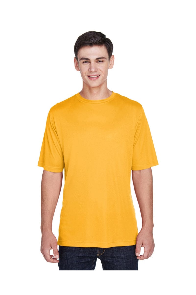 Team 365 TT11: Men's Zone Performance T-Shirt in Sp Athletic Gold
