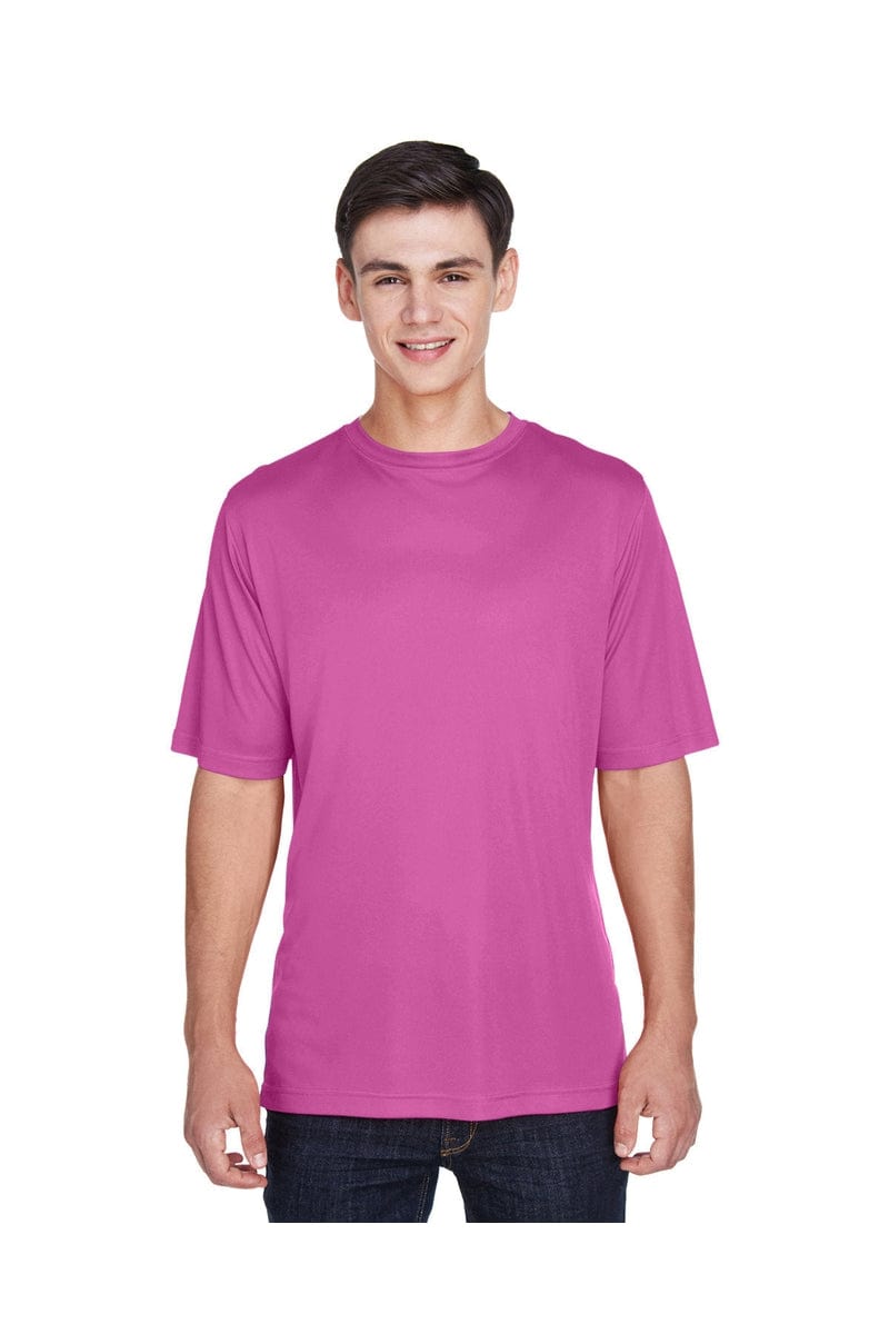 Team 365 TT11: Men's Zone Performance T-Shirt in Sp Charity Pink