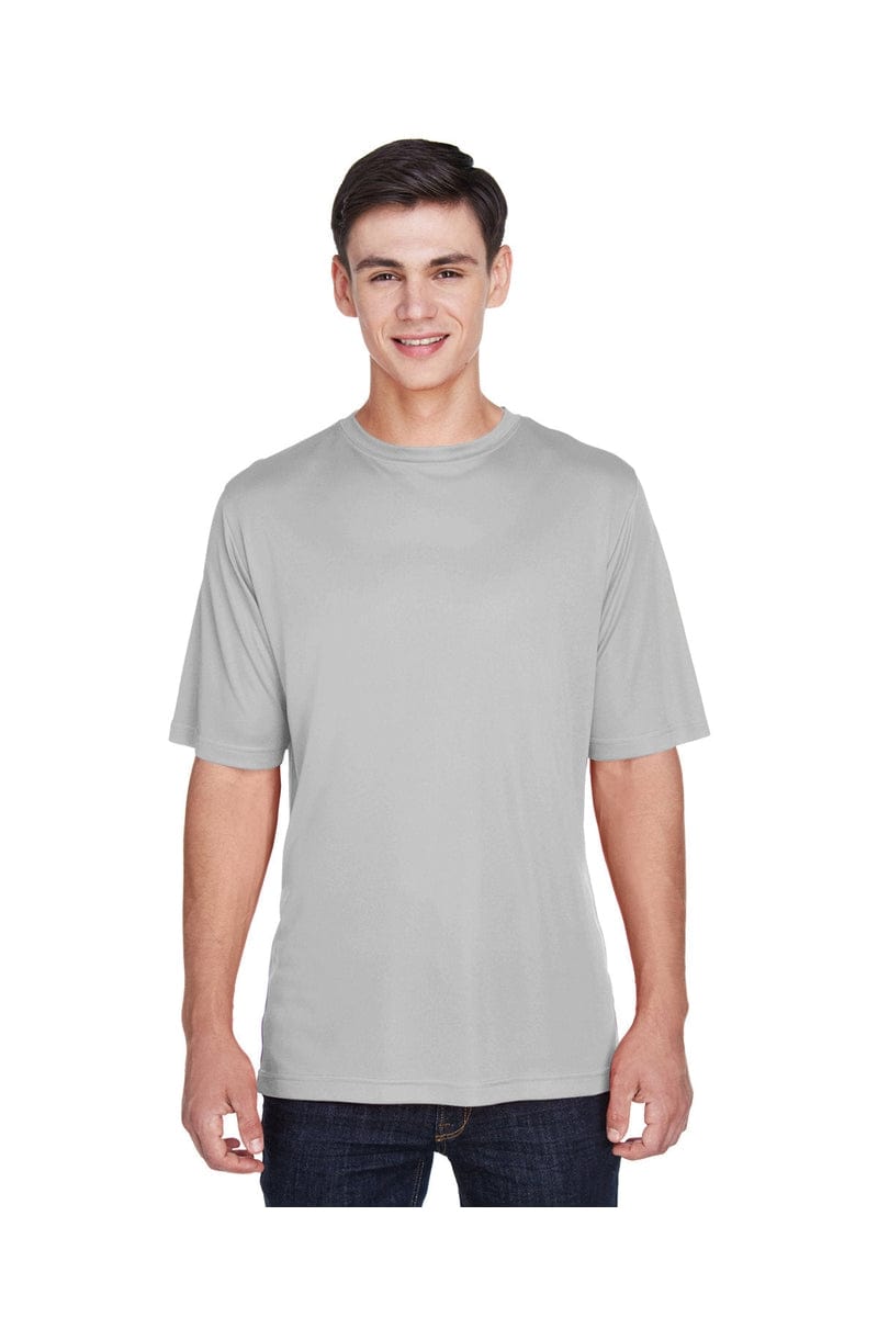 Team 365 TT11: Men's Zone Performance T-Shirt in Sport Silver
