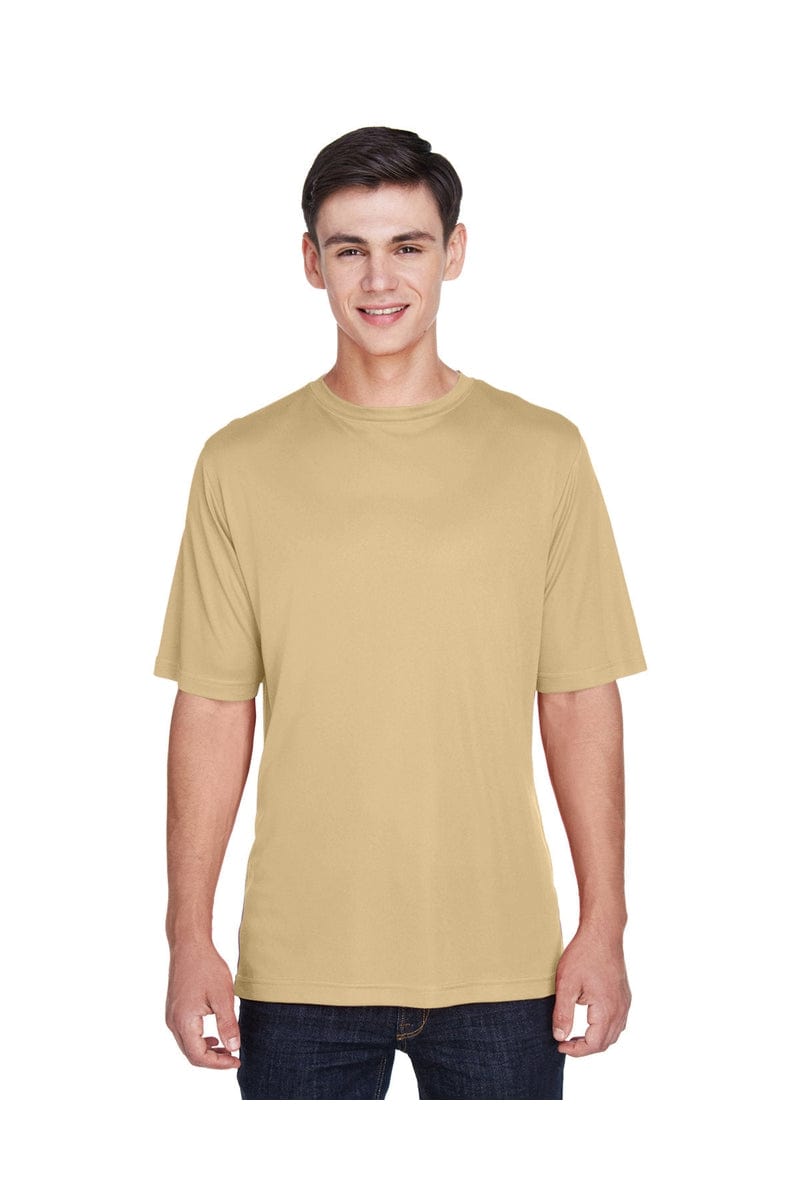 Team 365 TT11: Men's Zone Performance T-Shirt in Sport Vegas Gold