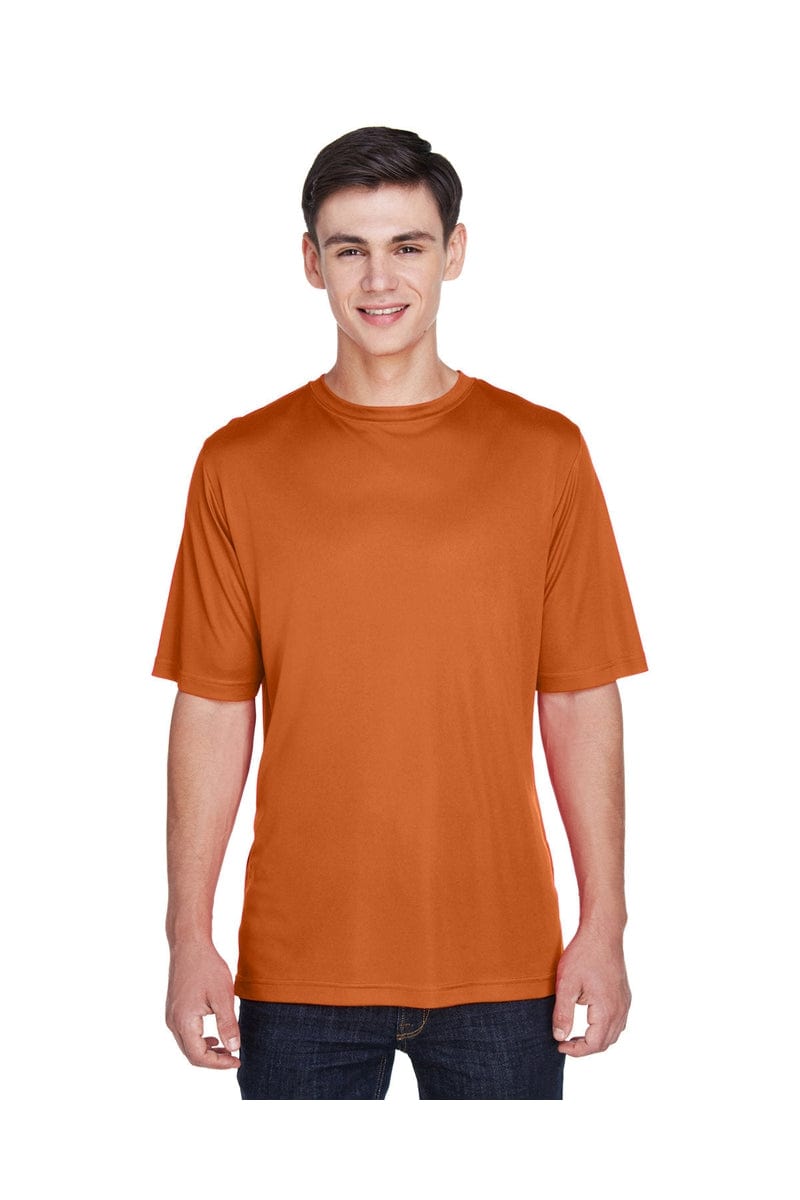Team 365 TT11: Men's Zone Performance T-Shirt in Sprt Brnt Orange