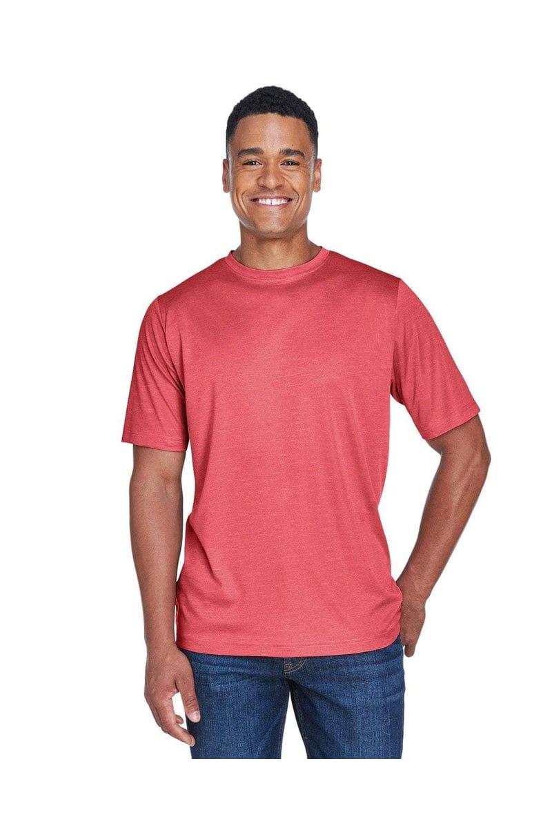 Team 365 TT11H: Men's Sonic Heather Performance T-Shirt in 