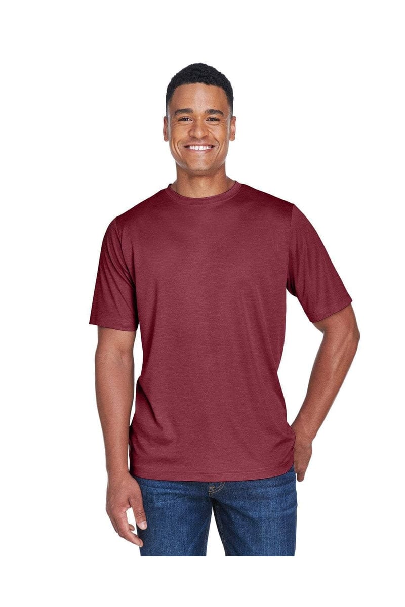 Team 365 TT11H: Men's Sonic Heather Performance T-Shirt in 