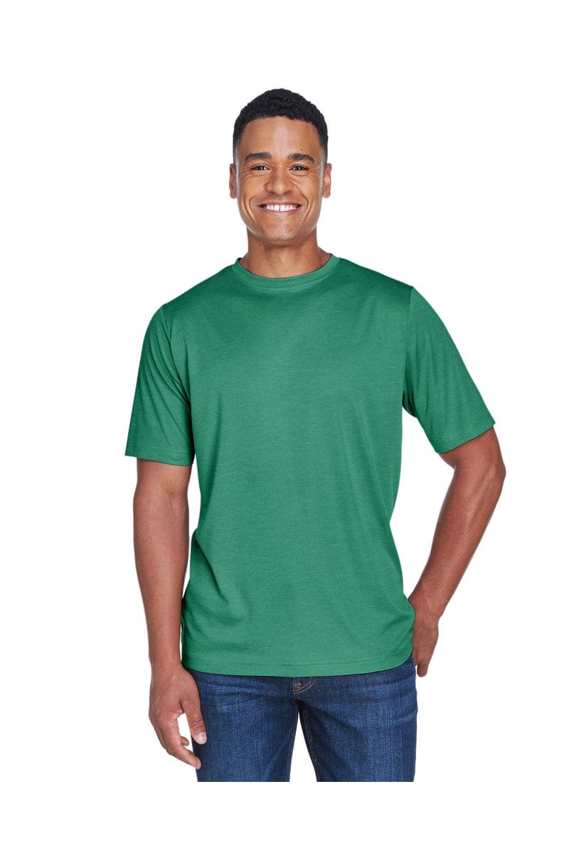 Team 365 TT11H: Men's Sonic Heather Performance T-Shirt in Sp Forest Hthr