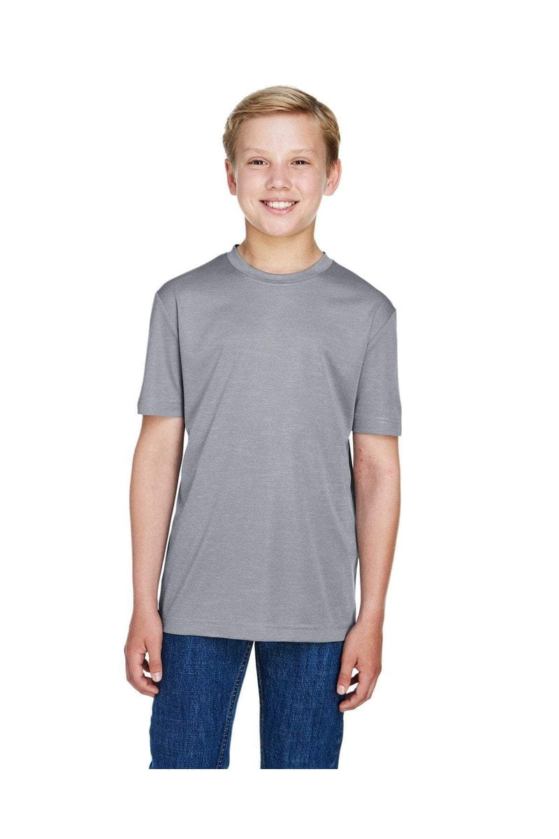 Team 365 TT11HY: Youth Sonic Heather Performance T-Shirt in 