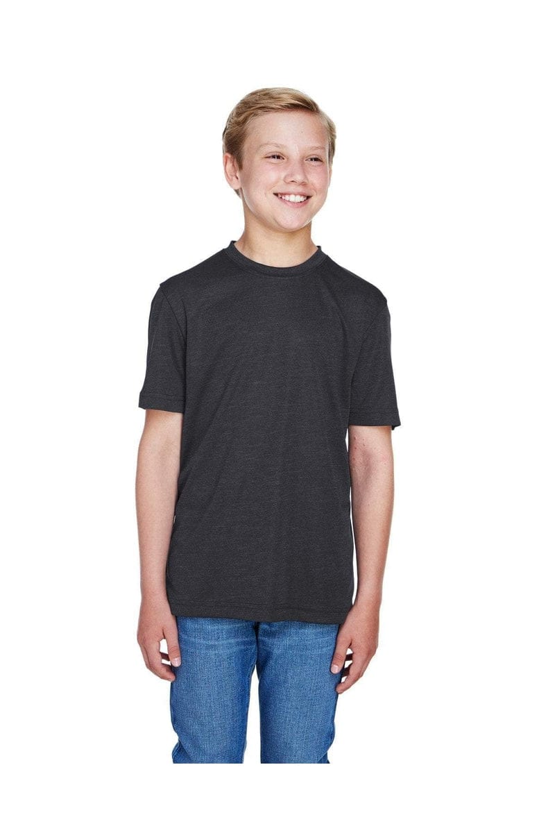 Team 365 TT11HY: Youth Sonic Heather Performance T-Shirt in 