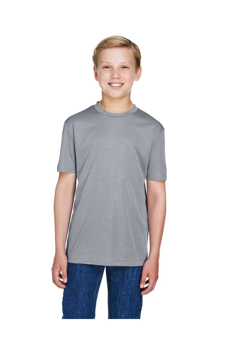 Team 365 TT11HY: Youth Sonic Heather Performance T-Shirt in Athletic Heather