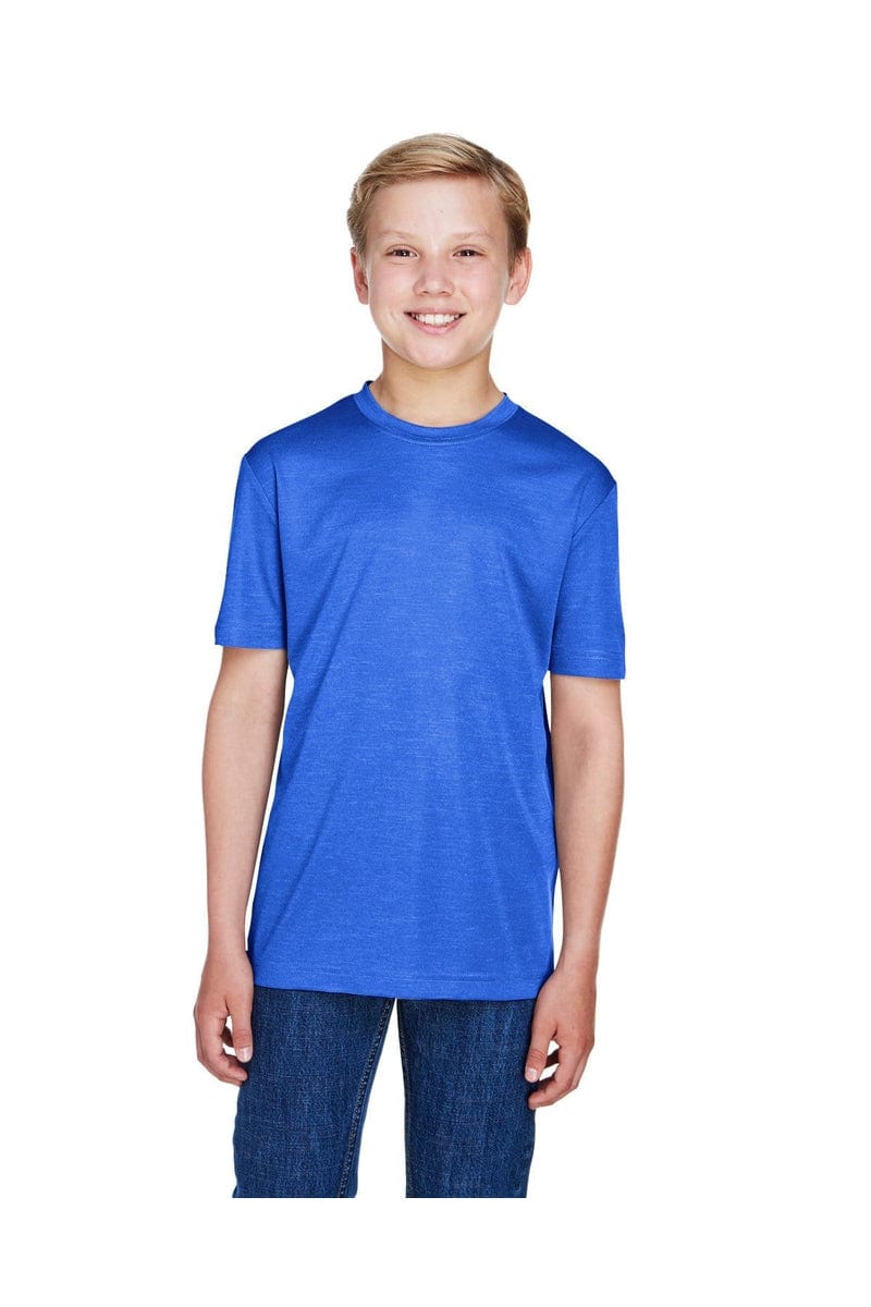 Team 365 TT11HY: Youth Sonic Heather Performance T-Shirt in Sp Royal Heather