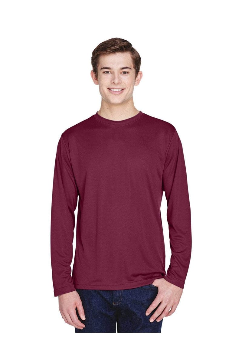 Team 365 TT11L: Men's Zone Performance Long-Sleeve T-Shirt in 