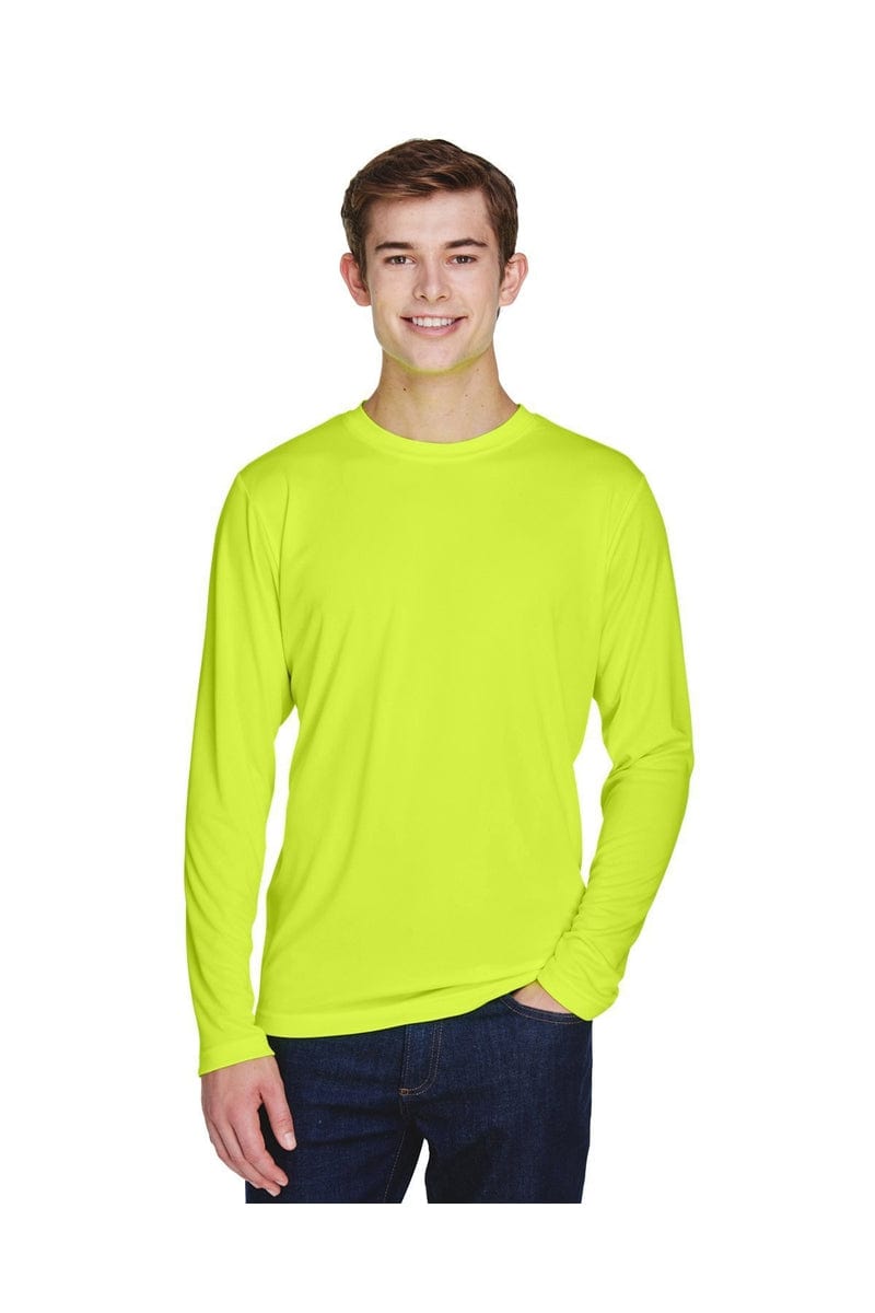 Team 365 TT11L: Men's Zone Performance Long-Sleeve T-Shirt in 