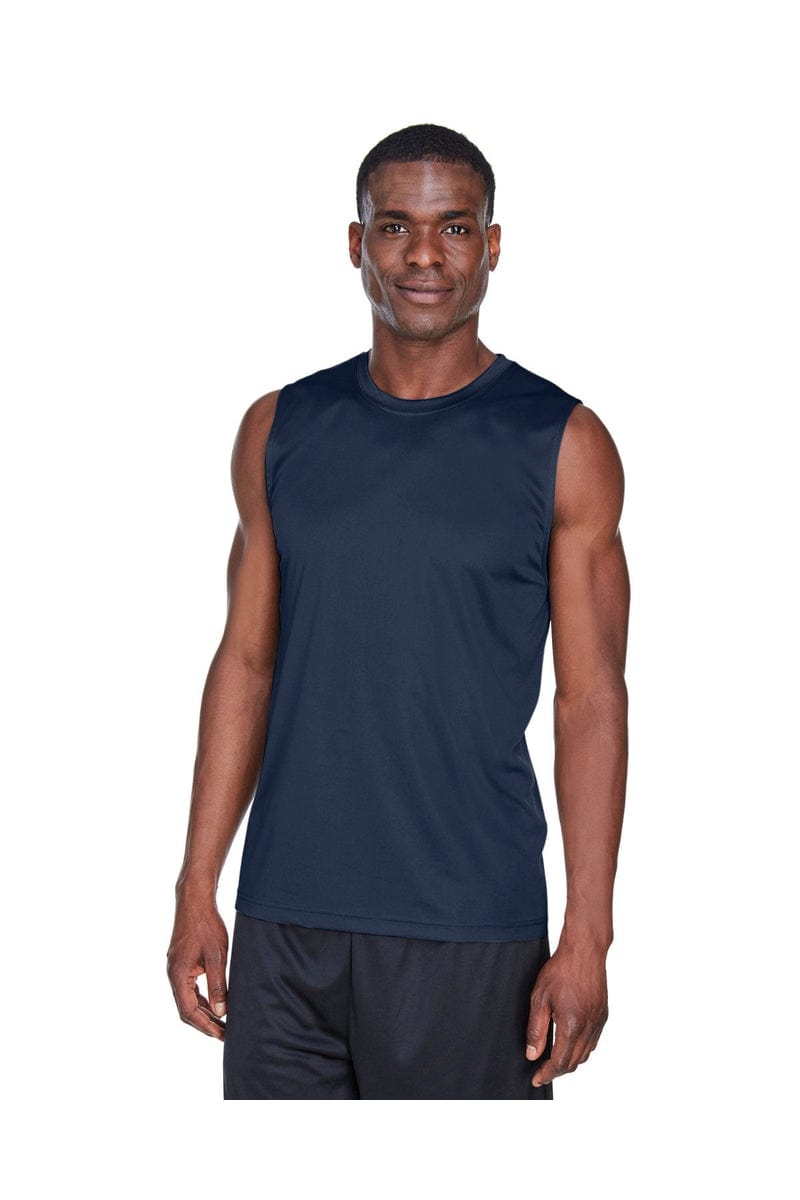 Team 365 TT11M: Men's Performance Muscle T-Shirt in Sport Dark Navy