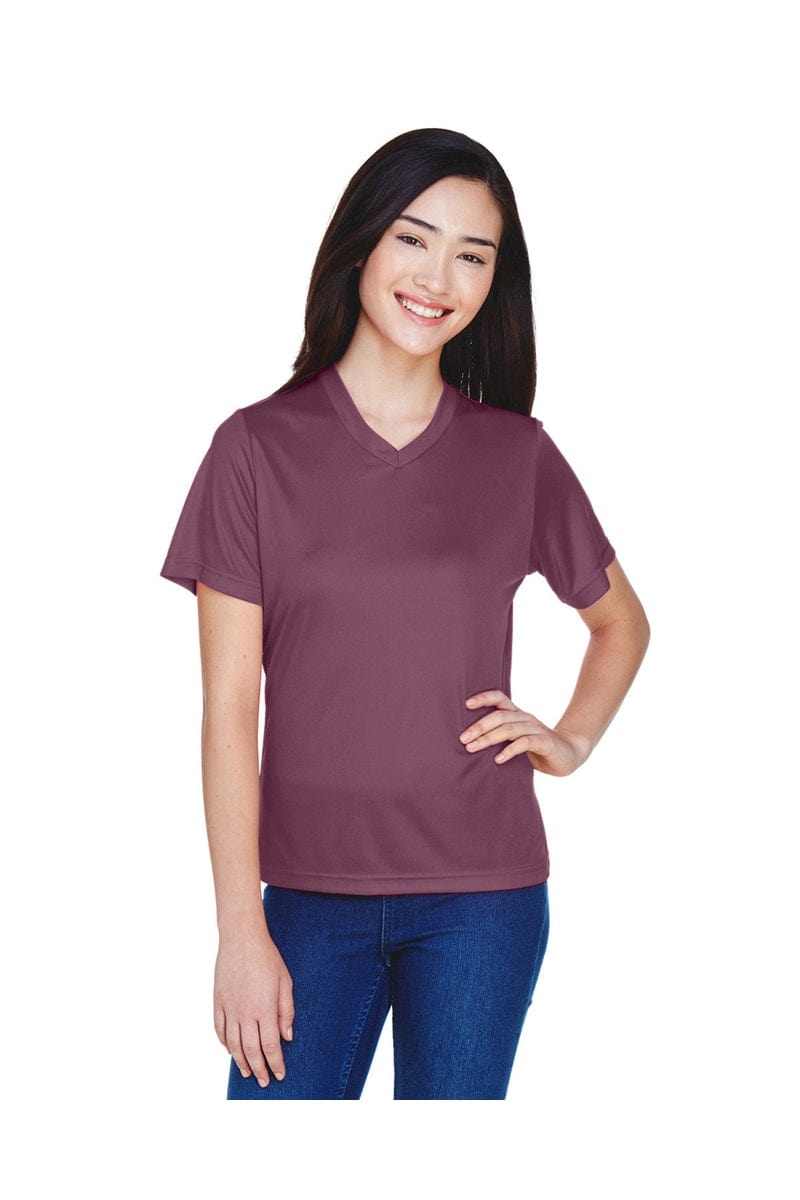 Team 365 TT11W: Ladies' Zone Performance T-Shirt in Sport Drk Maroon