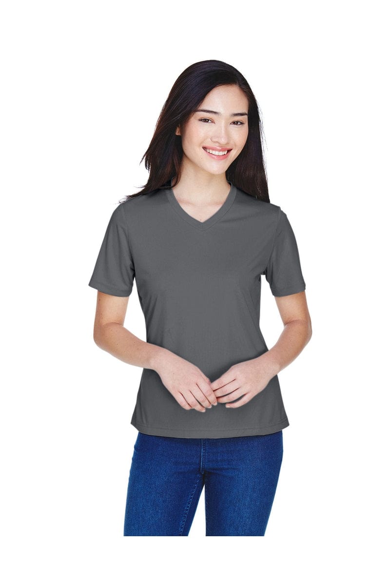 Team 365 TT11W: Ladies' Zone Performance T-Shirt in Sport Graphite
