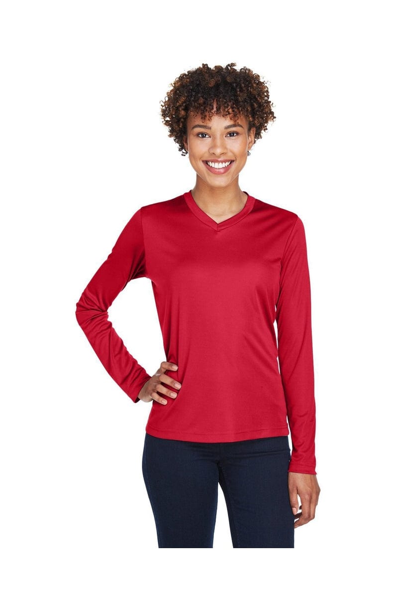 Team 365 TT11WL: Ladies' Zone Performance Long-Sleeve T-Shirt in 