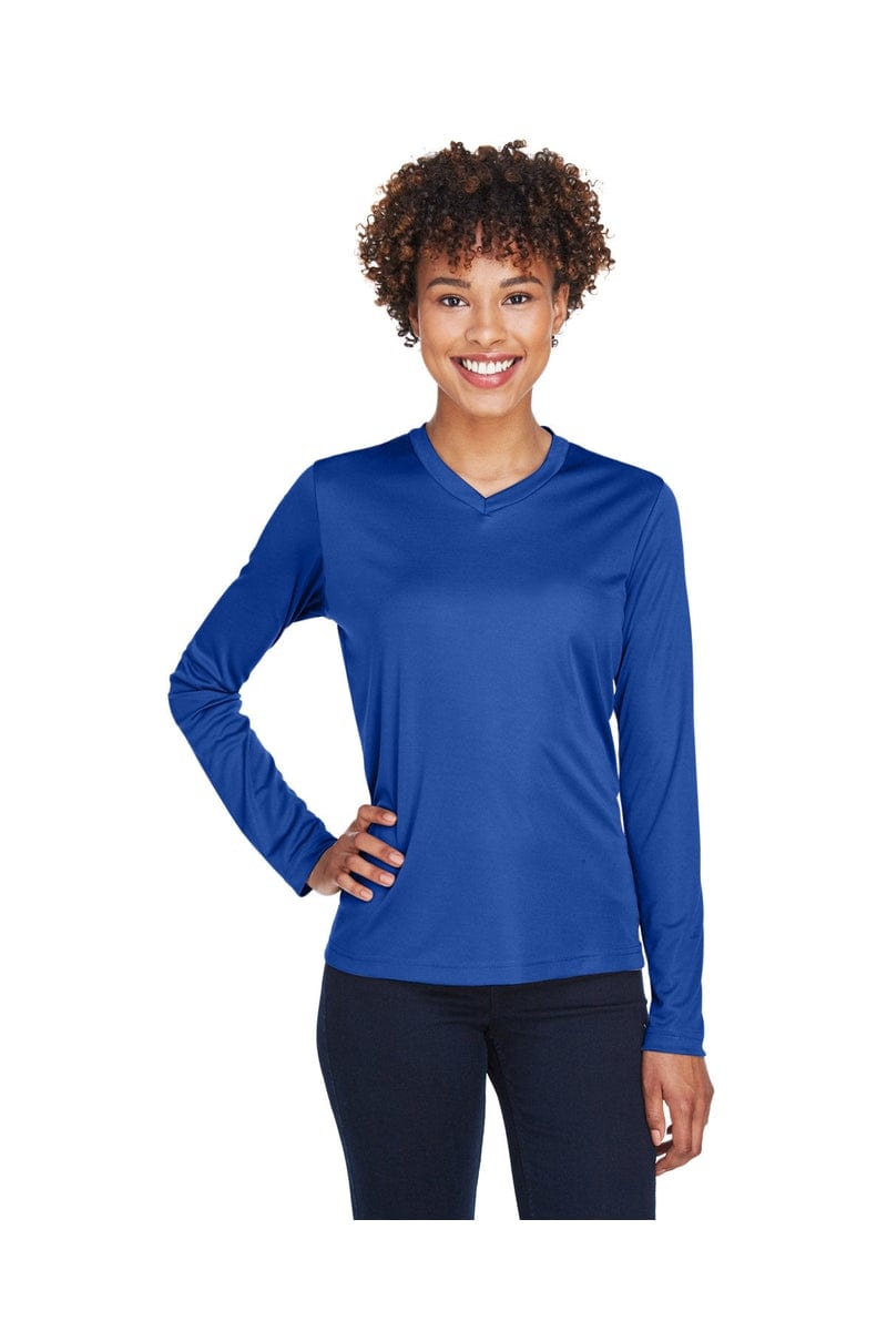 Team 365 TT11WL: Ladies' Zone Performance Long-Sleeve T-Shirt in Sport Royal