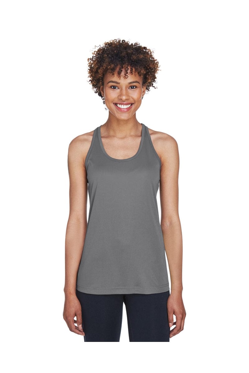 Team 365 TT11WRC: Ladies' Performance Racerback Tank in Sport Graphite