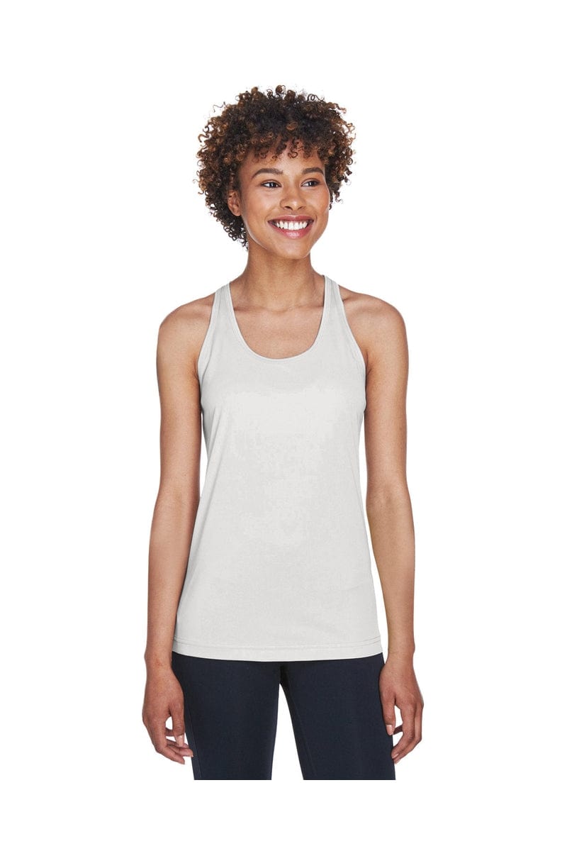 Team 365 TT11WRC: Ladies' Performance Racerback Tank in Sport Silver