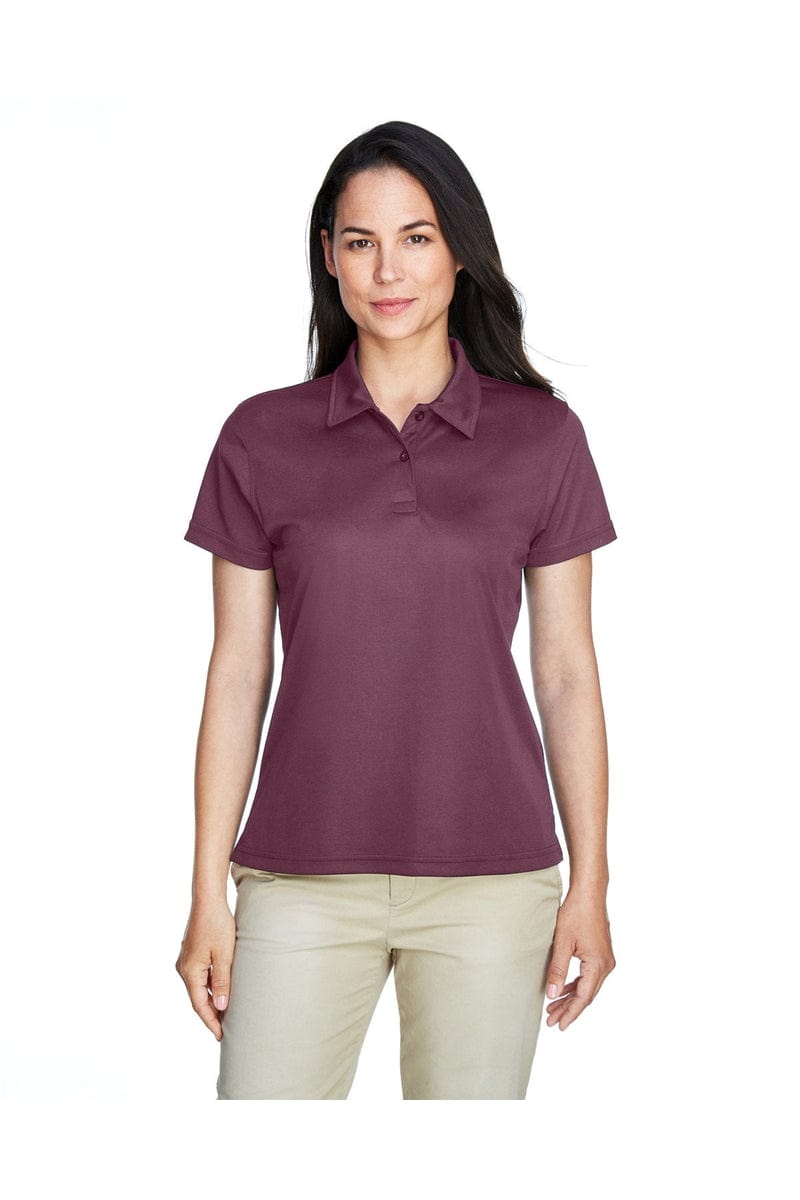 Team 365 TT21W Ladies' Command Snag Protection Polo in Sprt Dark Maroon