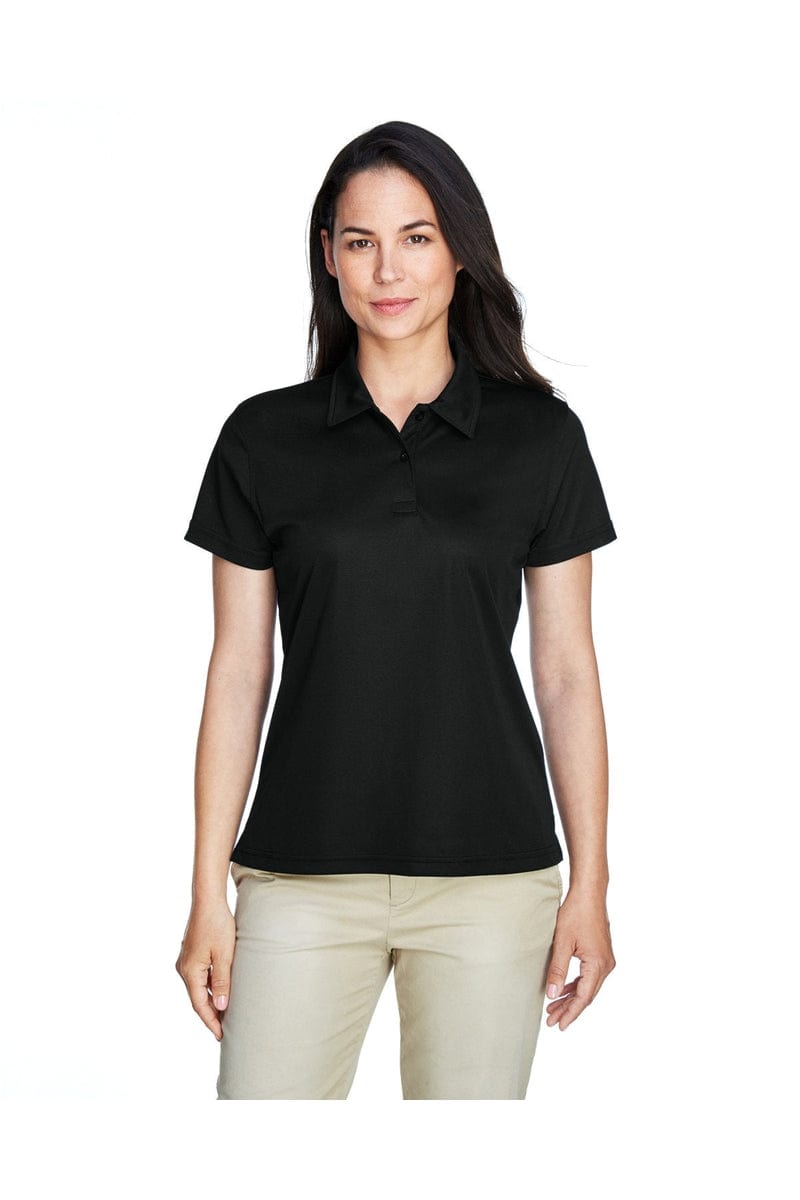 Team 365 TT21W Ladies' Command Snag Protection Polo in Black
