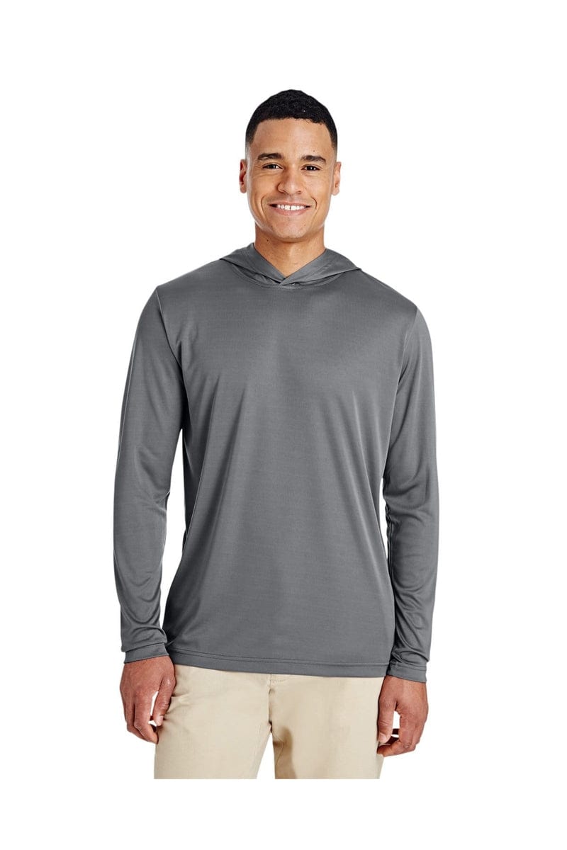 Team 365 TT41: Men's Zone Performance Hoodie in Sport Graphite