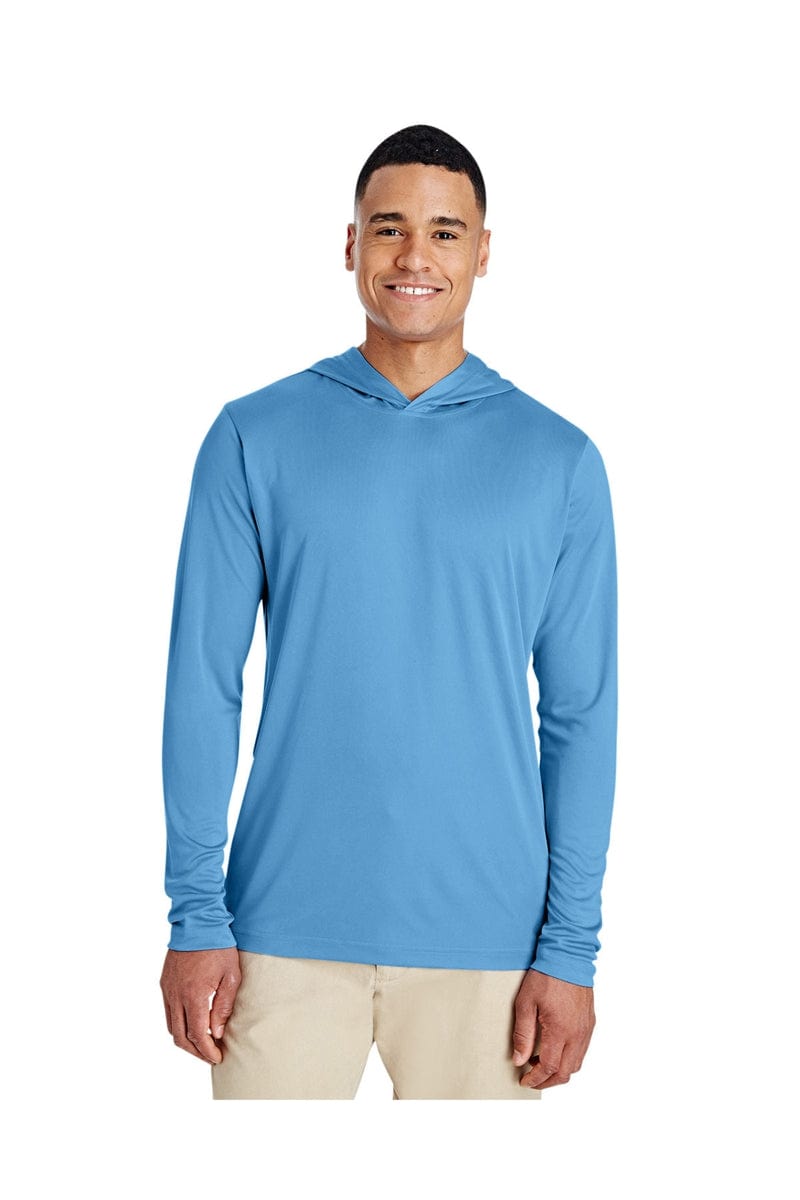 Team 365 TT41: Men's Zone Performance Hoodie in Sport Light Blue