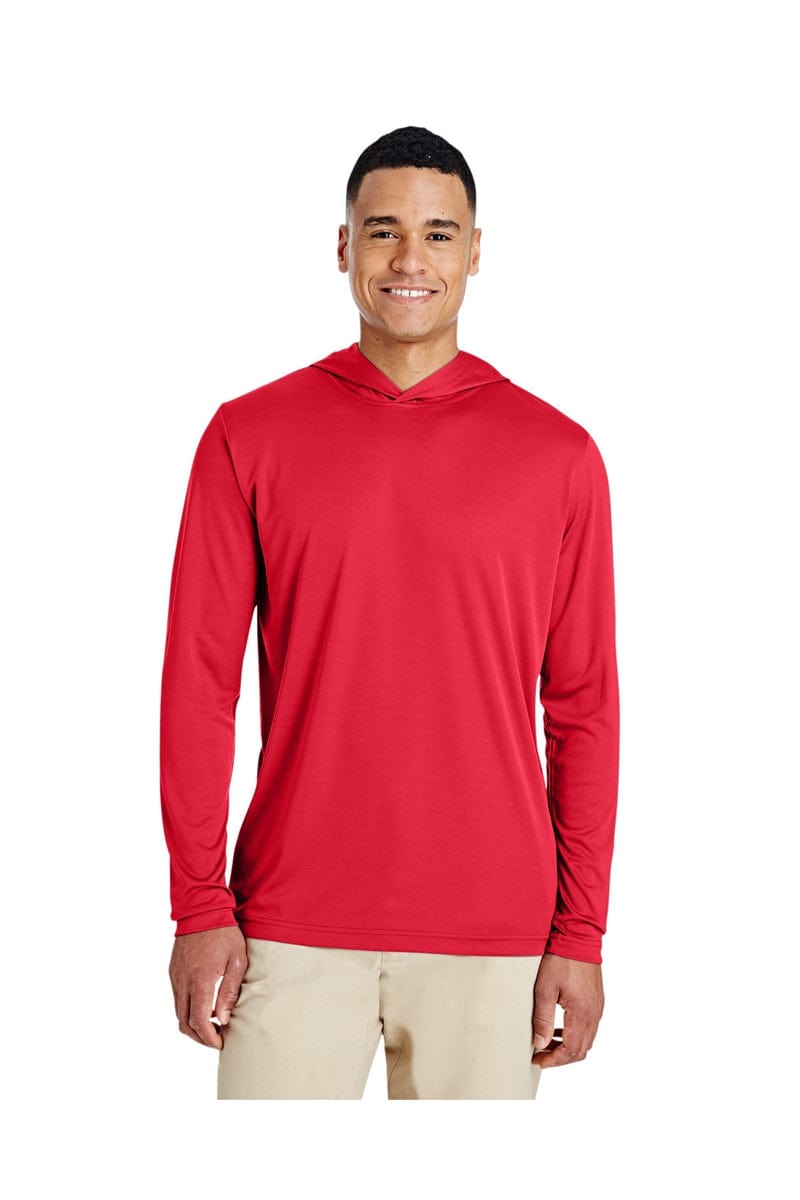 Team 365 TT41: Men's Zone Performance Hoodie in Sport Red