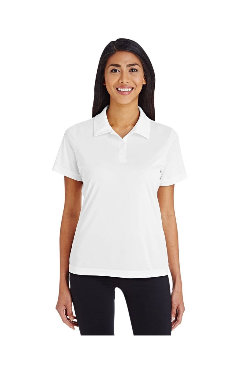 Team 365 TT51W Ladies' Zone Performance Polo in White