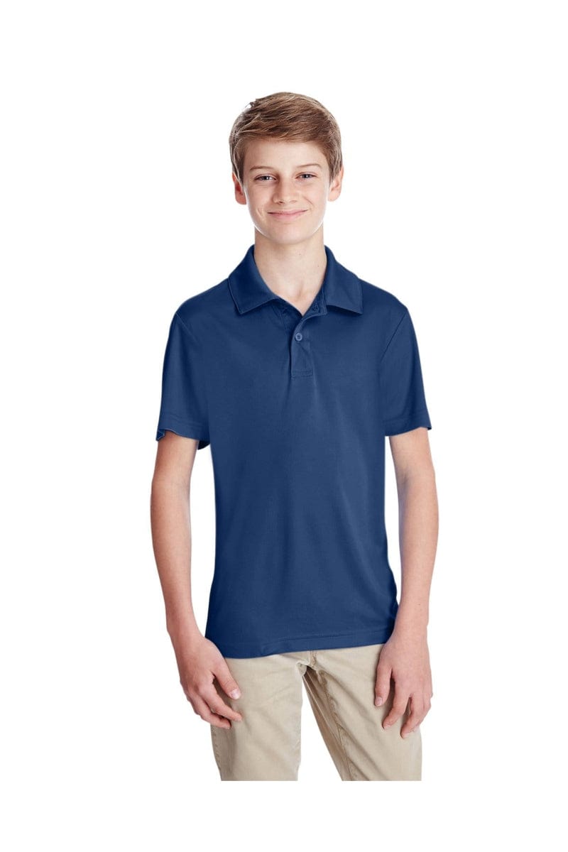 Team 365 TT51Y Youth Zone Performance Polo in Sport Dark Navy