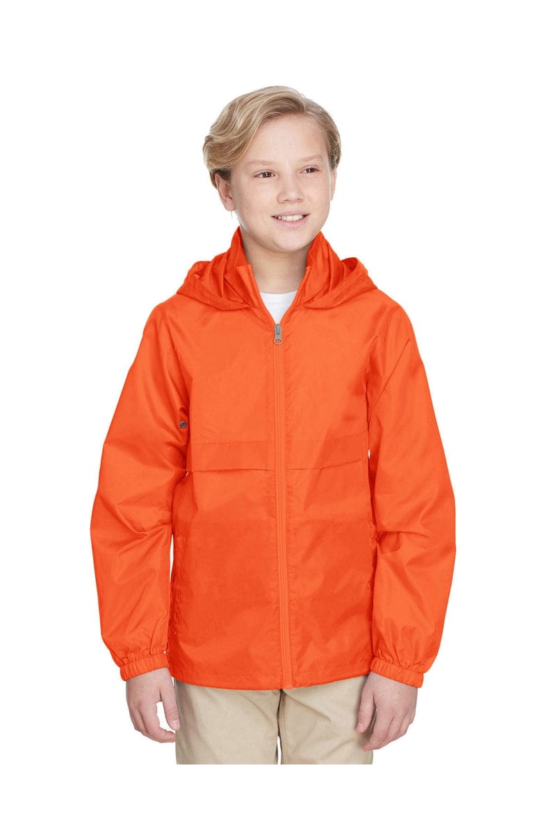 Team 365 TT73Y Youth Zone Protect Lightweight Jacket in Sport Orange