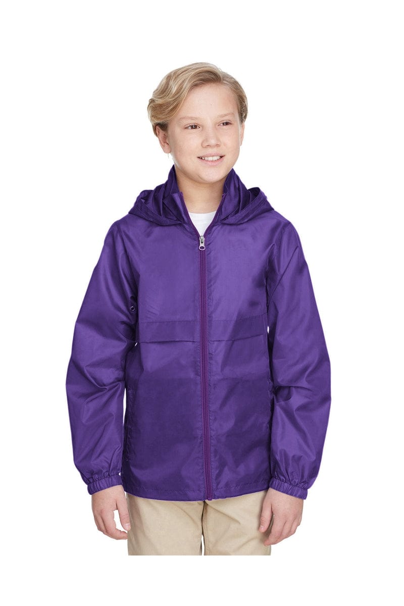 Team 365 TT73Y Youth Zone Protect Lightweight Jacket in Sport Purple