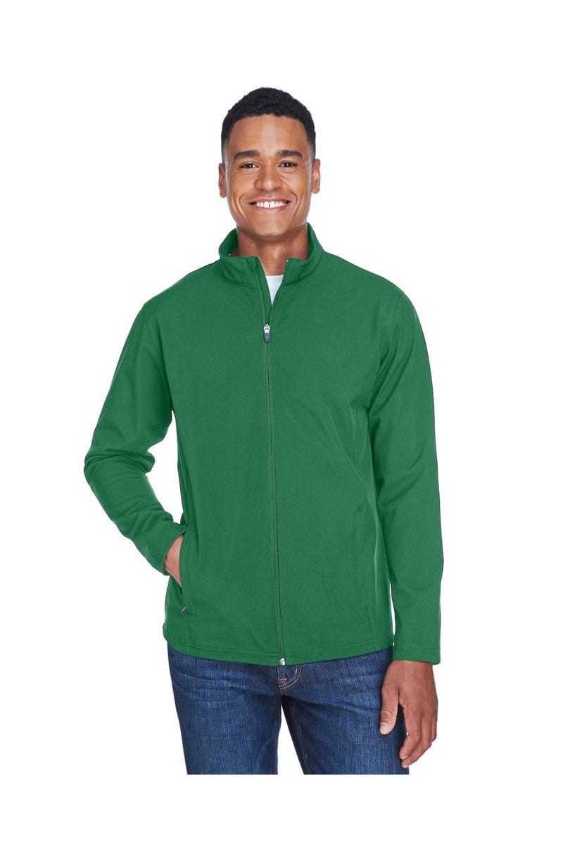 Team 365 TT80 Men's Leader Soft Shell Jacket, Basic Colors in Sport Dark Green