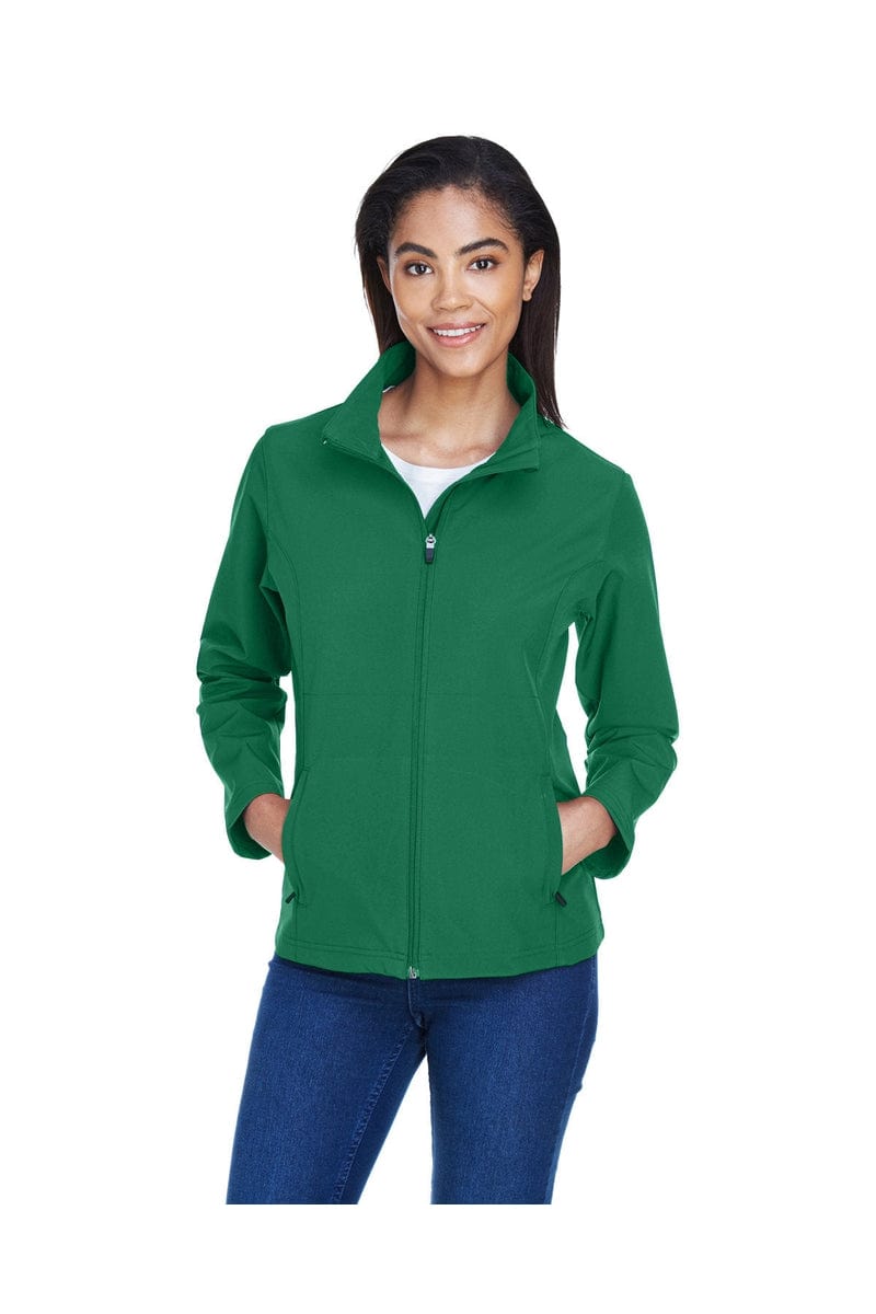 Team 365 TT80W Ladies' Leader Soft Shell Jacket in Sport Kelly