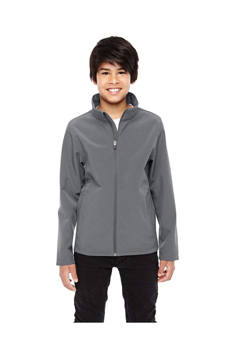Team 365 TT80Y Youth Leader Soft Shell Jacket in 