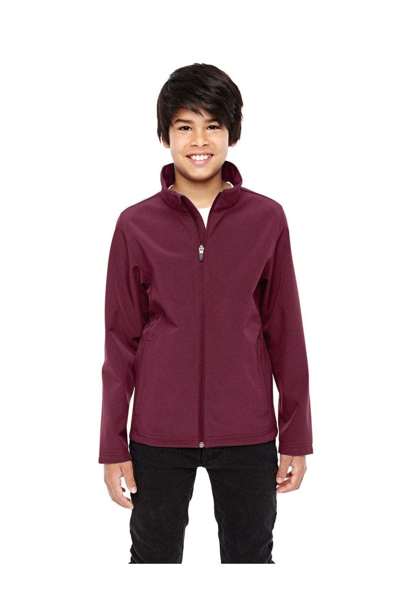 Team 365 TT80Y Youth Leader Soft Shell Jacket in 