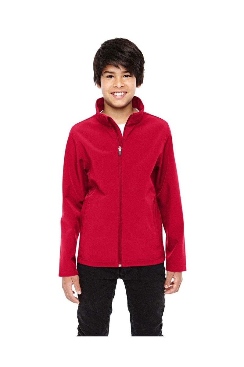 Team 365 TT80Y Youth Leader Soft Shell Jacket in 