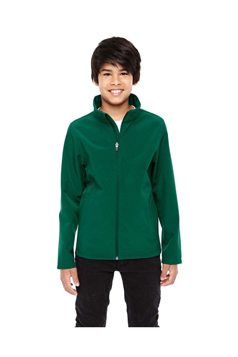 Team 365 TT80Y Youth Leader Soft Shell Jacket in 