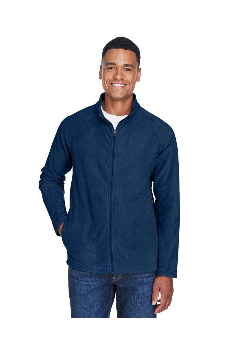 Team 365 TT90 Men's Campus Microfleece Jacket in Sport Dark Navy