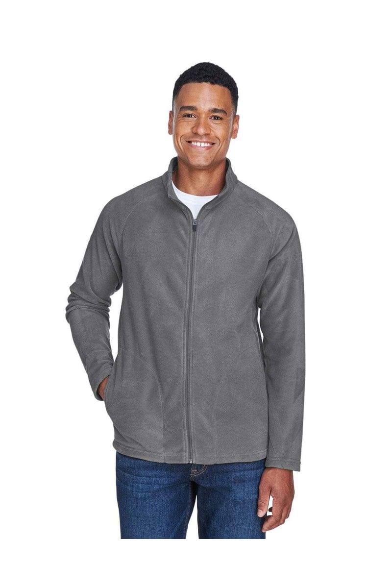 Team 365 TT90 Men's Campus Microfleece Jacket in Sport Graphite
