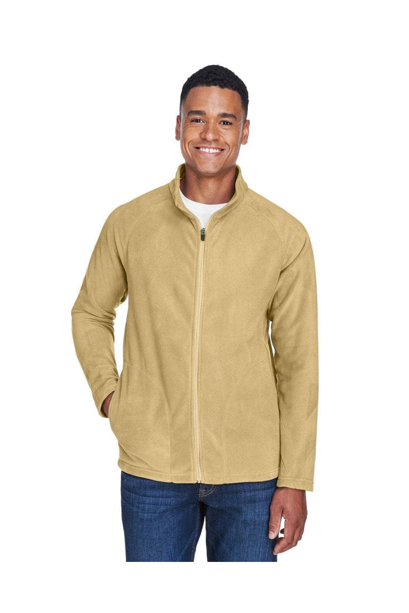 Team 365 TT90 Men's Campus Microfleece Jacket in Sport Vegas Gold