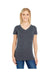 Threadfast Apparel 208B: Ladies' Vintage Dye Short-Sleeve V-Neck T-Shirt