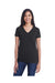 Threadfast Apparel 252RV: Ladies' Invisible Stripe V-Neck T-Shirt