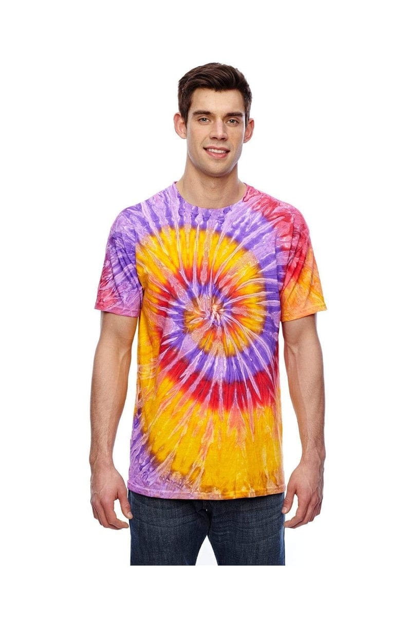 Tie-Dye CD100: Adult 5.4 oz., 100% Cotton T-Shirt, Extended Colors 23 